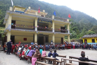  स्थापनाको चार दशकपछि विद्यालयको पक्की भवन निर्माण  